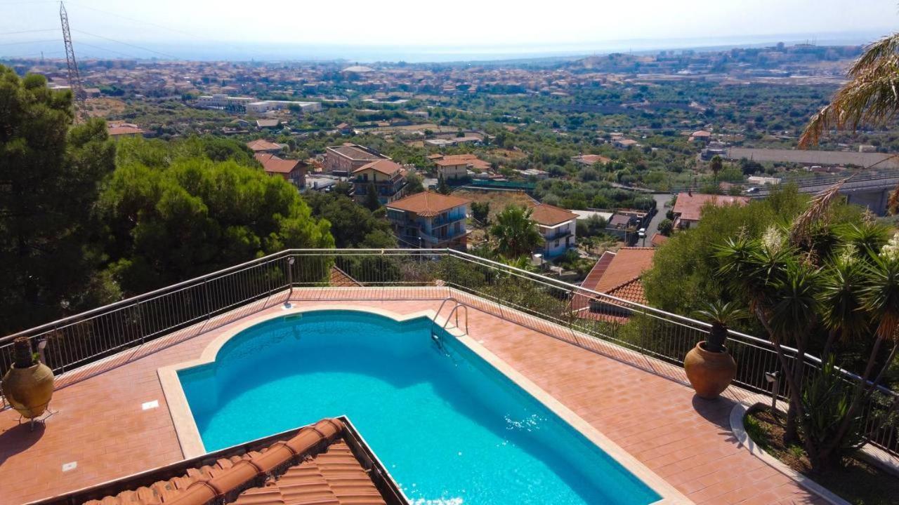 Holiday Flower Villa Panoramica Sul Golfo Di Catania Misterbianco Eksteriør bilde